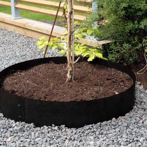 Rundt højbed, høj 19 cm